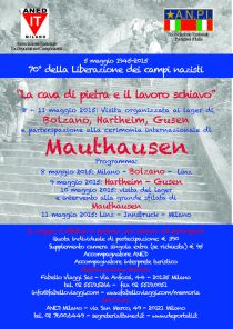 MILANO, “VIAGGIO A MAUTHAUSEN ORGANIZZATO DA ANED E ANPI”