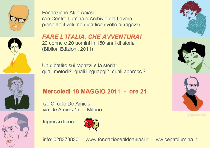FONDAZIONE ALDO ANIASI “FARE L’ITALIA, CHE AVVENTURA!”