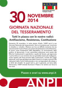 ANPI - GIORNATA NAZIONALE DEL TESSERAMENTO