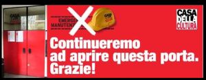 MILANO, “CASA DELLA CULTURA - SCONFITTO L’EMERGENZA! “