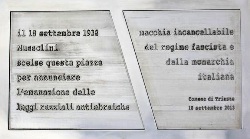 18 SETTEMBRE 1938: MUSSOLINI ANNUNCIA LE LEGGI ANTIEBRAICHE A TRIESTE