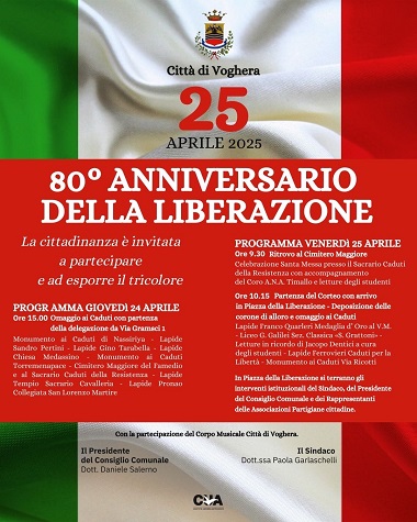 Il 25 Aprile 2025 a Voghera