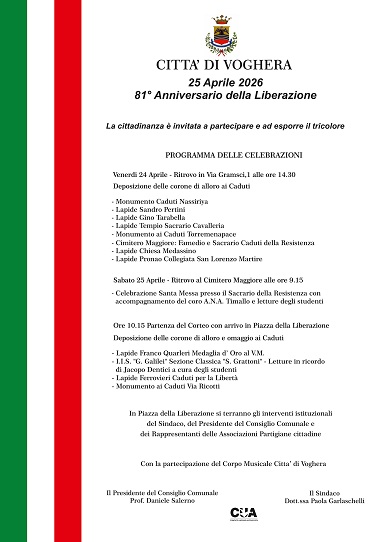 Festa Liberazione a Voghera