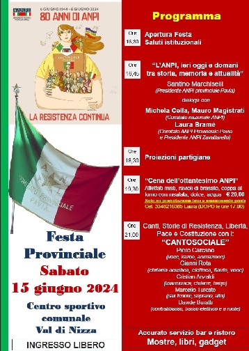 Festa ANPI Provinciale Pavia 2024