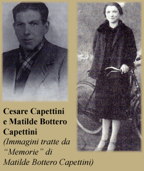 Cesare e Matilde Bottero Capettini (fotografie tratte da "Memorie" di Matilde Bottero Capettini-Guardamagna Varzi 2013