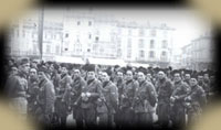 Militi repubblichini in piazza Duomo aVoghera